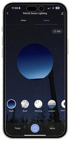 Plafonieră inteligentă neagră cu sticlă fumurie inclusiv 6 Wi-Fi G9 - Uvas