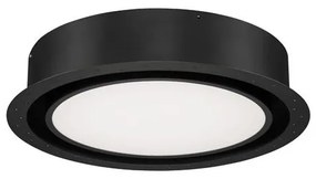 Plafoniera LED incastrabila reglabila PERFECT 40cm negru 3000K Dimmable