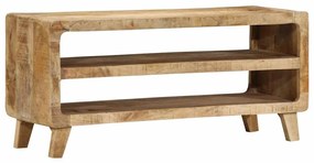 vidaXL Dulap TV, 105x46x32 cm, lemn masiv mango brut