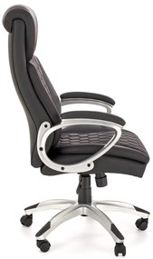 Scaun de birou Thomas piele ecologica negru H122 cm