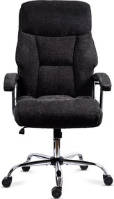 Scaun directorial din stofă cu arcuri OFF 709 negru