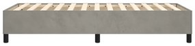 Cadru de pat box spring, gri deschis, 80x200 cm, catifea Gri deschis, 35 cm, 80 x 200 cm