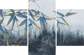Tablou - Bambus pe perete (90x60 cm)