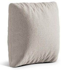 Pernă pentru canapea bej cu tapițerie din țesătură bouclé Kemi – Cosmopolitan Design