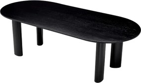 Masa dining moderna design LUX Mogador S negru 244x109cm