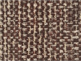 Canapea maro cu tapițerie din chenille 204 cm Georgia – Micadoni