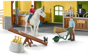 Grajd pentru cai cu accesorii Schleich 42485 , 60 x 40 x 29,5 cm