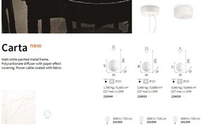 Lustra, Pendul design modern CARTA SP1 D30 226026 IDL