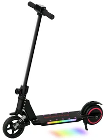 SPORTNOW Trotinetă electrică pentru copii 6-14 ani scooter electric pliabil pentru copii viteză maximă 14 km/h aluminiu negru | Aosom Romania