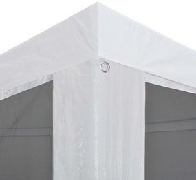 Cort pliabil de petrecere cu 4 pereti din plasa, 3 x 3 m 3 x 3 m, Alb