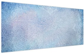 Tablou - Mandala in albastru (120x50 cm)