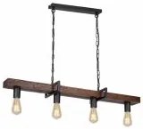 Suspensie rustica 4 becuri E27 Hard KL104002 Klausen