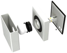 Aplica LED directionabila cu protectie IP54 Turn alb 2019061001 NL
