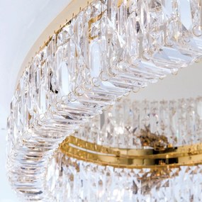 Lustra aplicata cristal Schöler design modern de lux Ring 24K 60cm gold plated