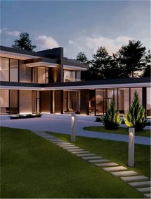 Stalp LED iluminat exterior din beton IP65 NODINO 75cm