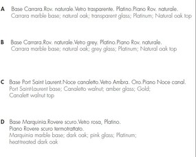 Masuta eleganta design extravagant Pandora, 45cm