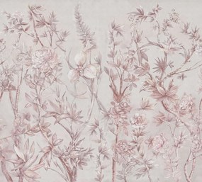 Fototapet, Silk Floral, Dusty Pink, Rebel Walls