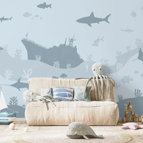 Fototapet - Sea World, albastru (147x102 cm)
