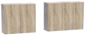 Set mobila bucatarie 4 buc Festa V Pako World Sonoma 160x60x85 cm