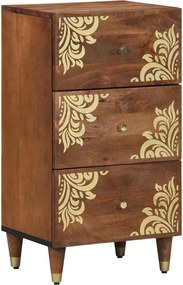 vidaXL Bufet cu sertar Maro 40 x 33 x 75 cm Lemn de mango solid