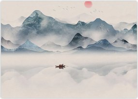 Tablou - Valea munților albaștri (70x50 cm)