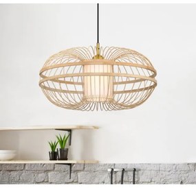 Lustră pe cablu Westinghouse 61255 TULCEA 1xE27/60W/230V bambus