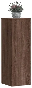 vidaXL Suporturi plante 2 buc. stejar maro 33x33x100 cm lemn prelucrat