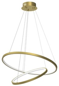 Lustra LED design modern circular ROTONDA GOLD 51W