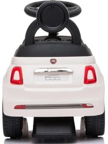 Bicicletă fără pedale Fiat 500 crem