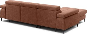 Colțar lemn masiv Cordoba I extensibil, 282 × 175 × 76 cm - Stânga