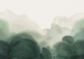 Fototapet, Flowing Hills, Green, Rebel Walls