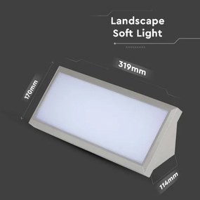 Aplică LED de exterior LED/20W/230V 6400K IP65 gri