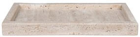 Tavă decorativă din piatră 15x30,5 cm Travertine – House Nordic
