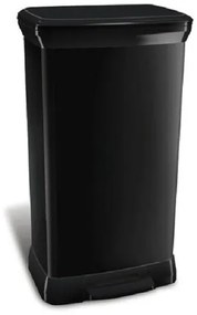 Curver Coș de gunoi dreptunghiular 50 l, negru