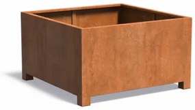 Vas de plante Corten - 140 x 140 x 80 cm