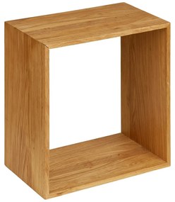 Raft în culoare naturală etajat din lemn de stejar 30 cm Lattoon – House Nordic