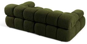 Canapea modulară verde cu tapițerie din țesătură bouclé 188 cm Bellis – Micadoni Home