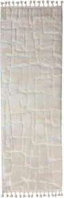 Covor tip traversă crem 80x300 cm Esra Cobbled – Flair Rugs