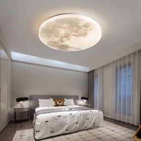Lustra LED Plafoniera, Elit's, Luna, 48W lumina calda ,rece si neutra