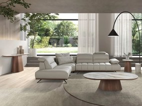 Masuta cu blat din marmura portelanata Walnut 160x80cm