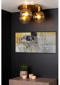 Plafonieră Lucide 74114/03/02 MARIUS 3xE27/40W/230V auriu