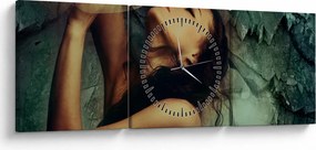 Tablou - Muza (cu ceas) (90x30 cm)