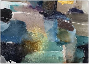 Tablou - Abstract acuarelă (70x50 cm)