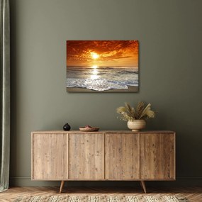 Tablou cu apus de soare din Corsica (70x50 cm)