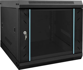 vidaXL Dulap de rețea cu depozitare Negru 53 x 60 x 45 cm Oțel