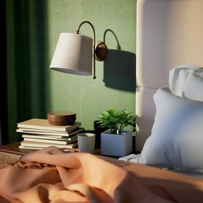 Aplica de perete stil clasic italian din alama Fiordo