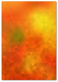 Tablou sticlă triunghiuri abstractizare