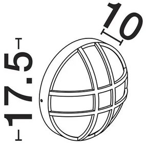 Aplica de perete iluminat exterior IP65 AMEL