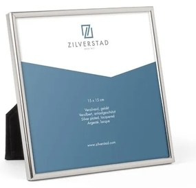 Ramă foto argintie de sine stătătoare/de suspendat din metal 16x16 cm Sweet Memory – Zilverstad