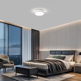 Brilagi - Plafonieră LED de exterior BENE LED/18W/230V Ø 21,5 cm albă IP54